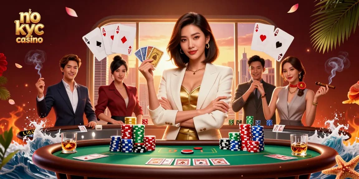 Goditi esperienze di gioco senza soluzione di continuità in un casinò no kyc mentre hai carte vincenti su un tavolo vibrante.