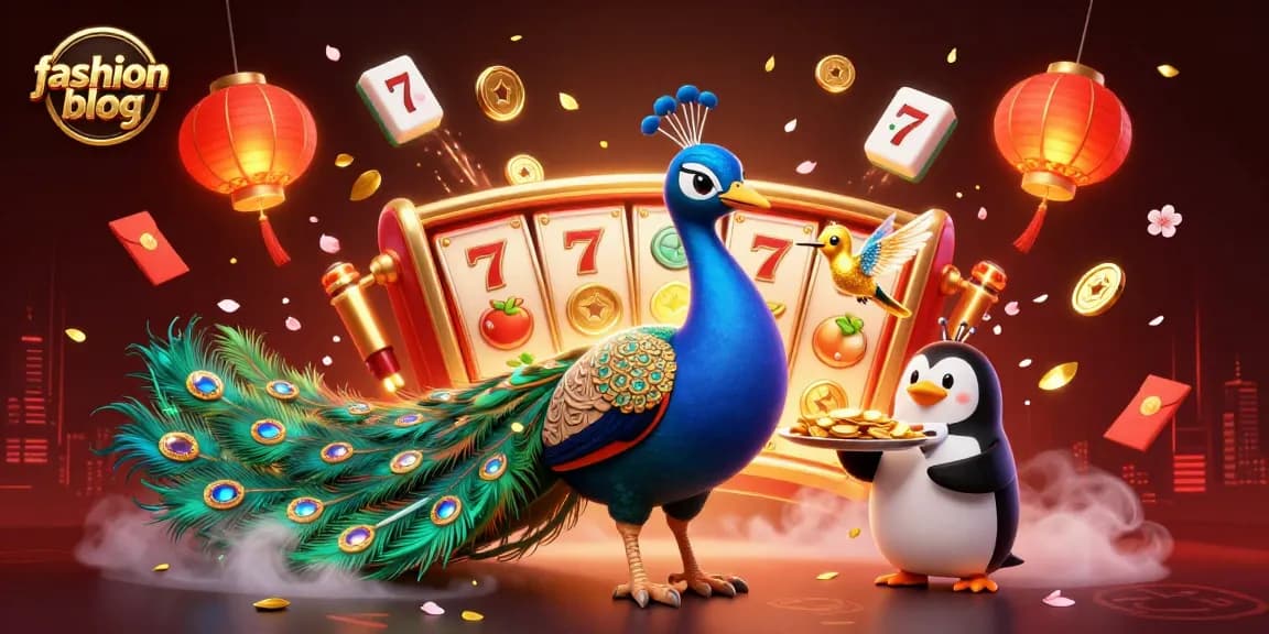 Engaging scene for a fashion blog showcasing a vibrant casino theme with animated characters and dynamic elements.