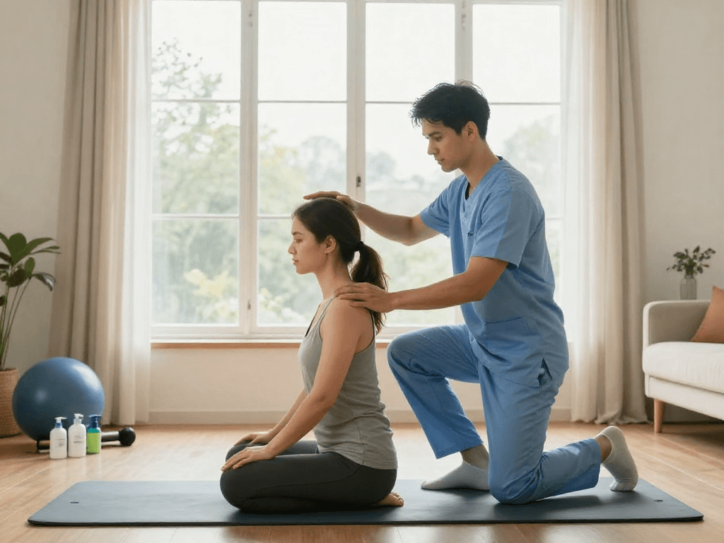 Mobile sports massage Sydney services for patient care and recovery in a health clinic environment.