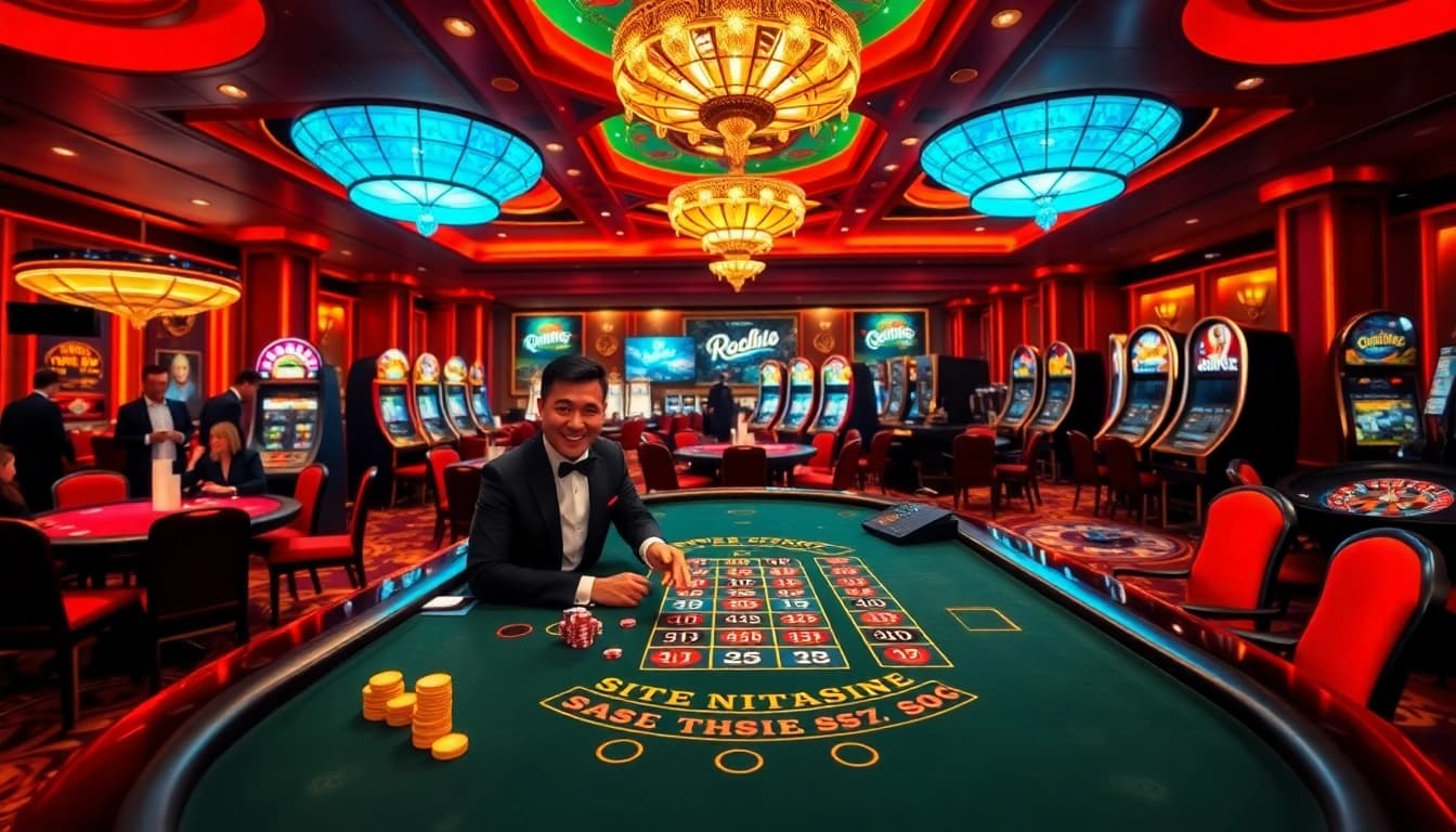 Vivez le frisson d'un site de casino en ligne avec des jeux de table passionnants et des machines à sous vibrantes.