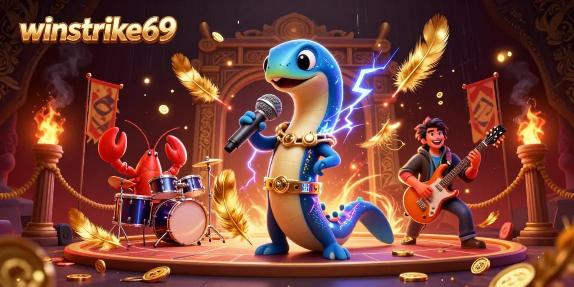 Experience winstrike69 with a lively underwater casino as a DJ eel leads a band of sea creatures.