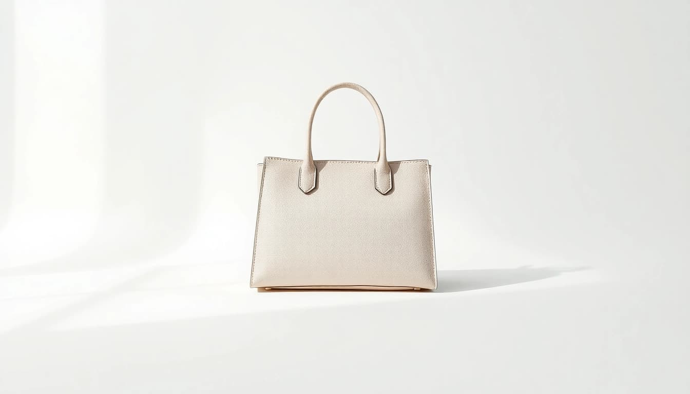 레플리카 핸드백의 고급스러운 디테일을 강조한 사진