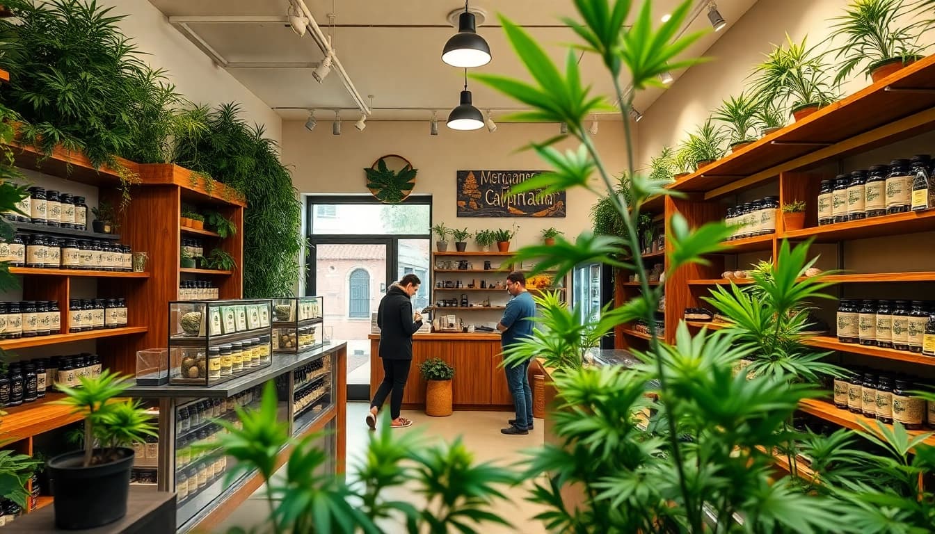 Visitez le Cannabis Shop à Madrid avec une ambiance accueillante et des produits artisanaux.