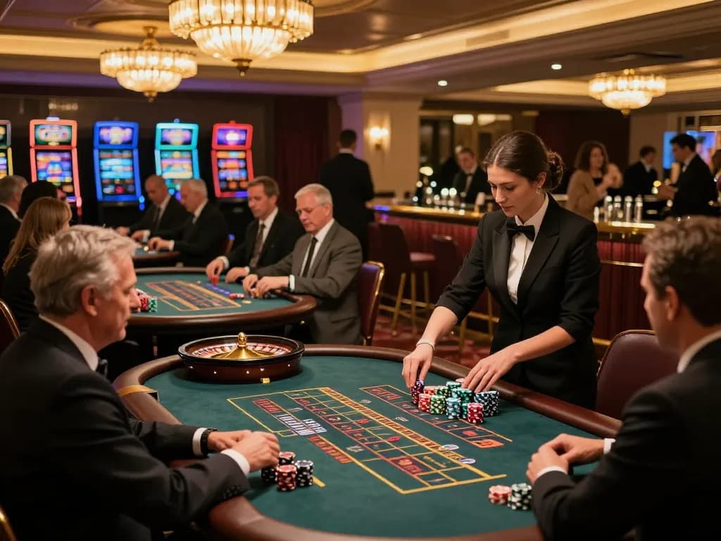 Experience seamless gaming at TRANG CHỦ AE888 with exciting roulette and blackjack action on the upscale casino floor