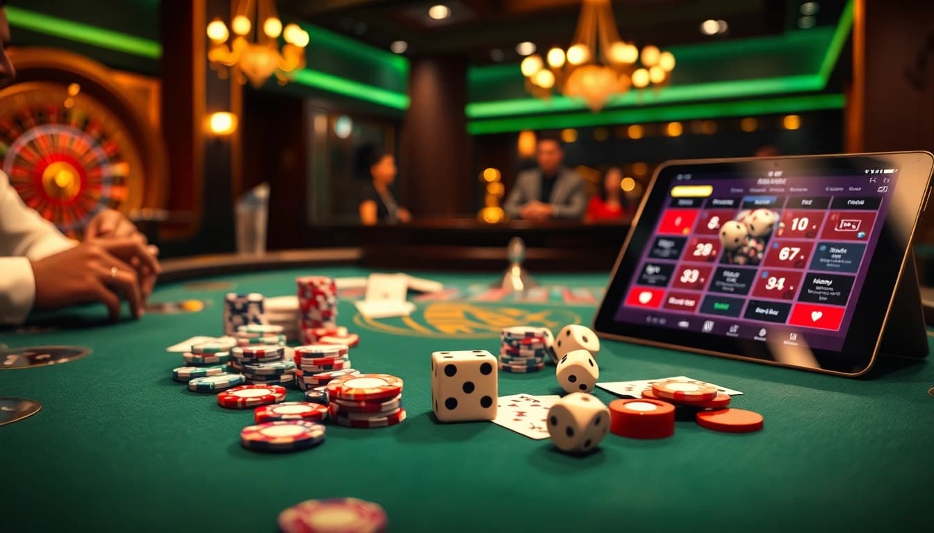 Experience the thrill of gambling at https://jun88buzz.info/ with a vibrant casino table and engaging gameplay.
