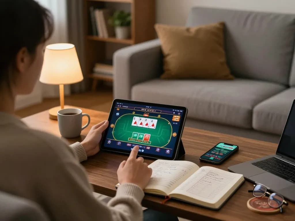 Engaging in online gaming at TRANG CHỦ CM88 from a cozy living room.