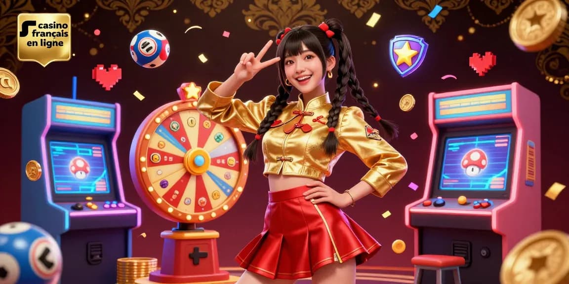 Participez à des jeux amusants au casino francais en ligne avec des visuels 3D vibrants et l'excitation de la loterie.