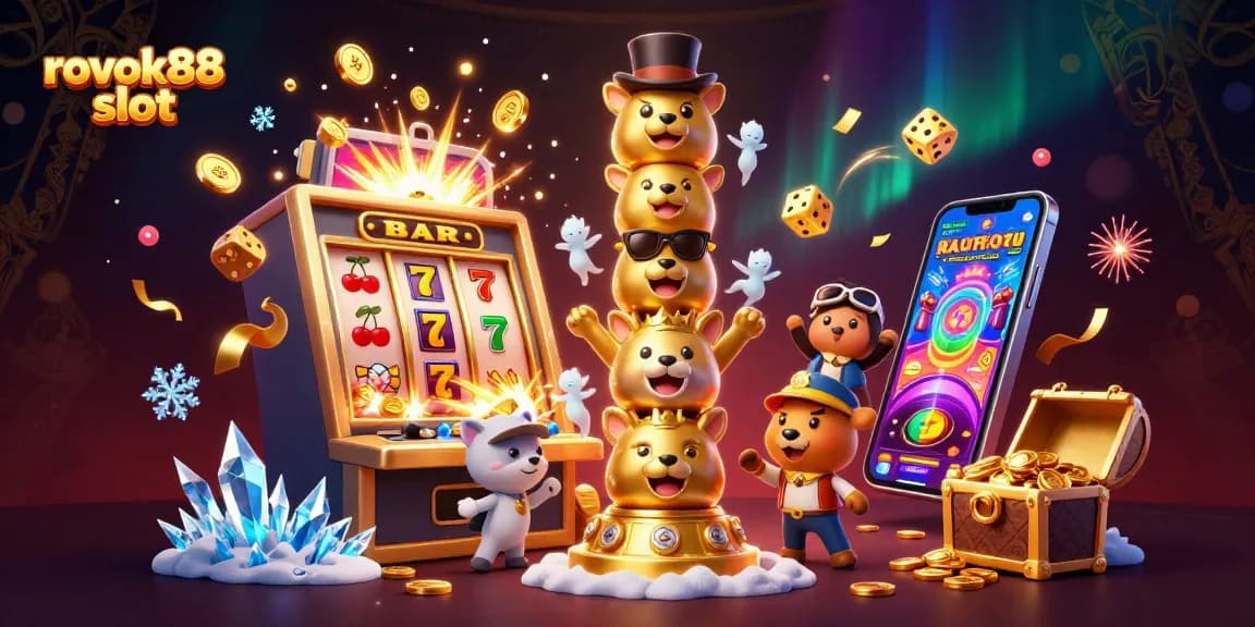 Experience thrilling moments with rokok88 slot, featuring a vibrant jackpot explosion and dynamic casino elements.