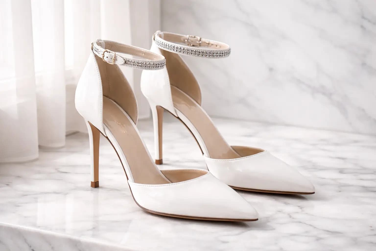 white heels