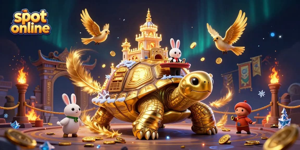 Experience thrilling gameplay at slot online with vibrant characters in a captivating casino scene.