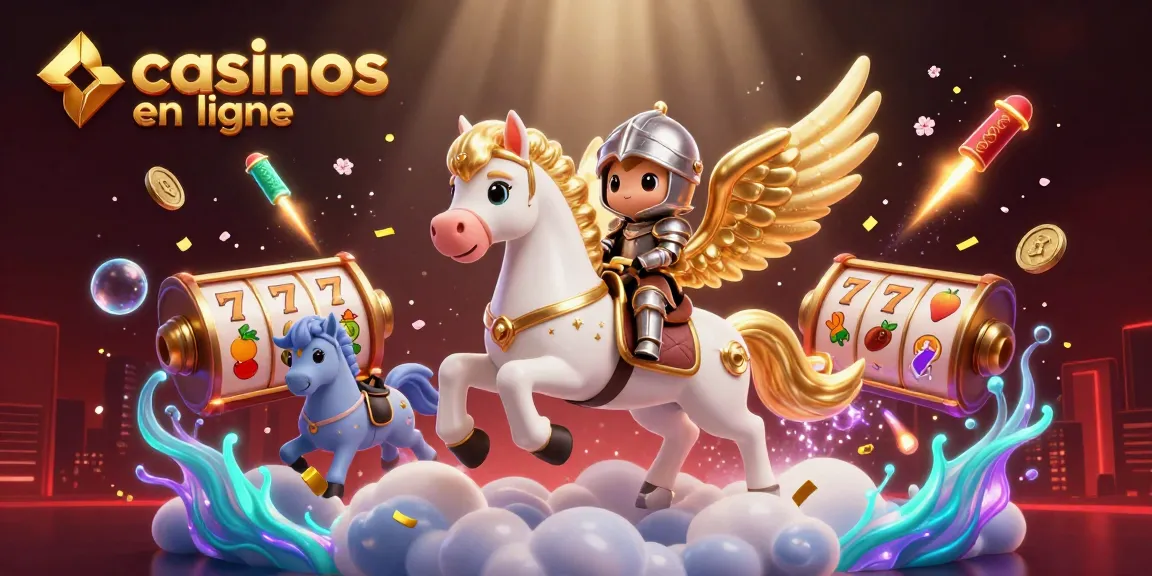 Jouez à des jeux captivants dans les casinos en ligne avec notre illustration dynamique.