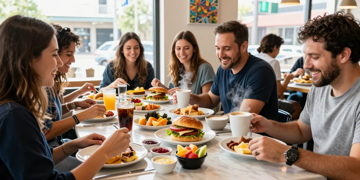 best brunch Austin featuring a lively café scene with NYC-inspired breakfast sandwiches and vibrant decor
