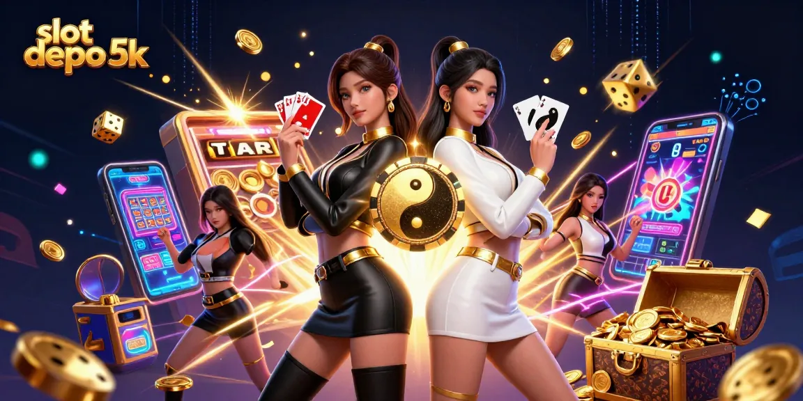 Experience thrilling gameplay at slot depo 5k with stunning visuals and vibrant casino elements.