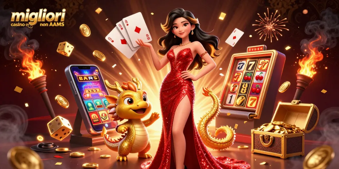 Immergiti nel brivido dei migliori casino online non AAMS con un'azione di gioco dinamica e personaggi vibranti.