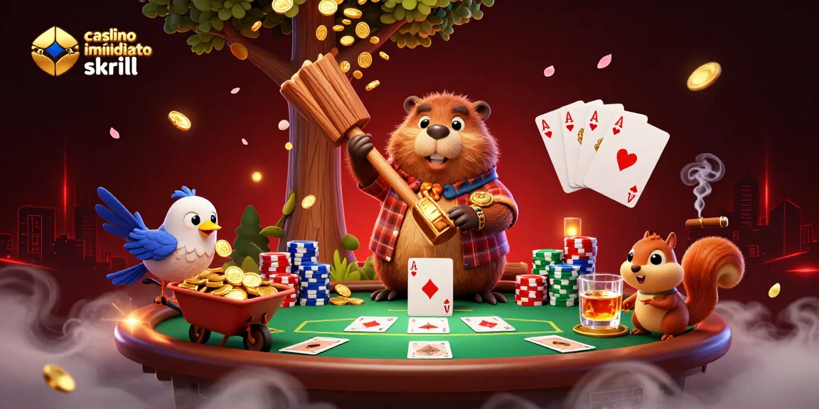 Gioca al casino prelievo immediato Skrill e raccogli monete d'oro in un'illustrazione vivace.