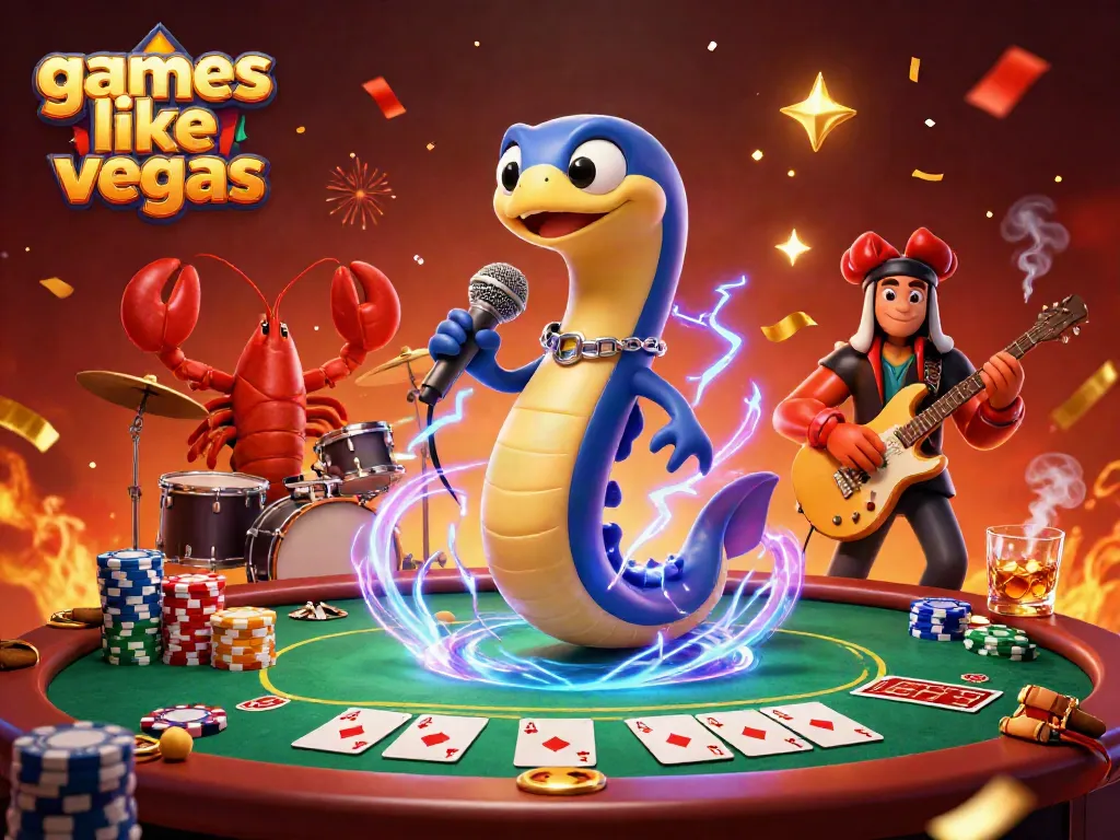 Discover the thrill of games like wow vegas with a vibrant underwater casino illustration featuring dynamic characters.