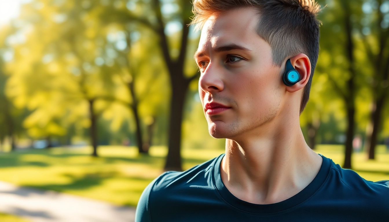 Experience music with Bone X2 Bone Conduction Headphones during an active outdoor lifestyle.
