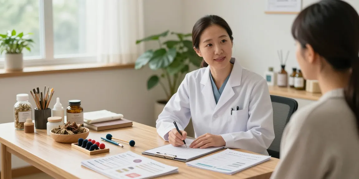 Consultation at 영통한의원 showcasing personalized patient care and wellness