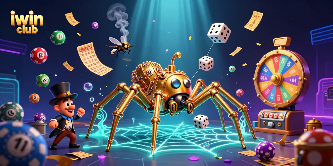Engage with iwin club's vivid gaming experience featuring intricate casino-themed characters and lively elements.