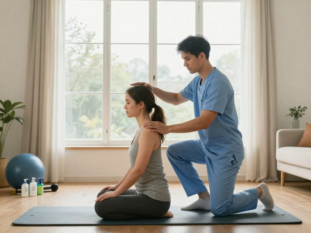 Mobile sports massage Sydney services for patient care and recovery in a health clinic environment.