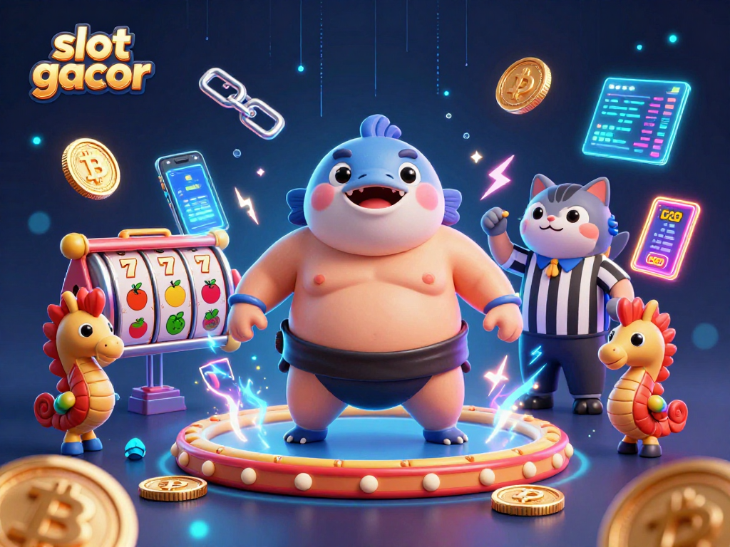 Slot gacor dengan fugu lucu dalam arena bawah laut yang penuh simbol permainan menarik.