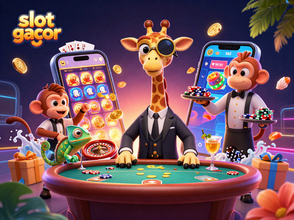 Permainan slot gacor yang seru dengan karakter lucu di kasino virtual dan elemen menarik.
