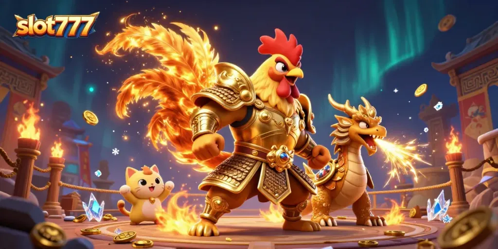 Rasakan sensasi bermain slot777 dengan ilustrasi pemenang dan keceriaan di arena kasino.