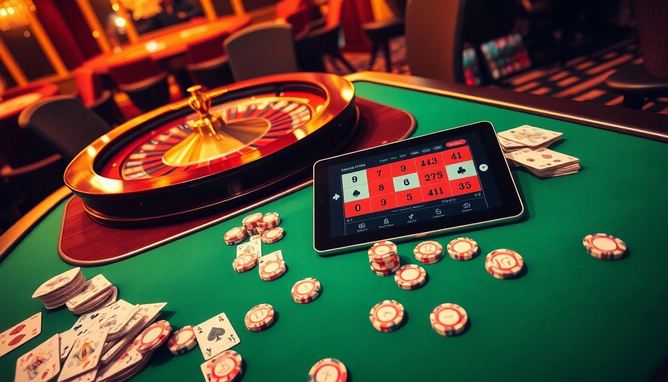 Participez à une action de jeu palpitante sur un site de casino en ligne proposant de la roulette et du poker.