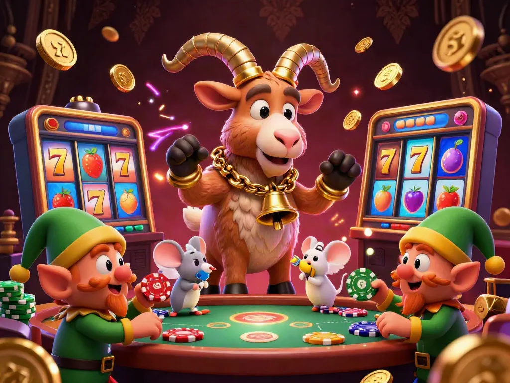 Permanian menarik di situs slot online terpercaya dengan karakter unik dan elemen kasino.