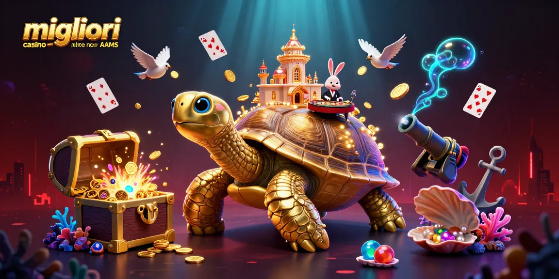 Scopri l'emozione presso i migliori casino online non AAMS con questa vivace arte di casino 3D.