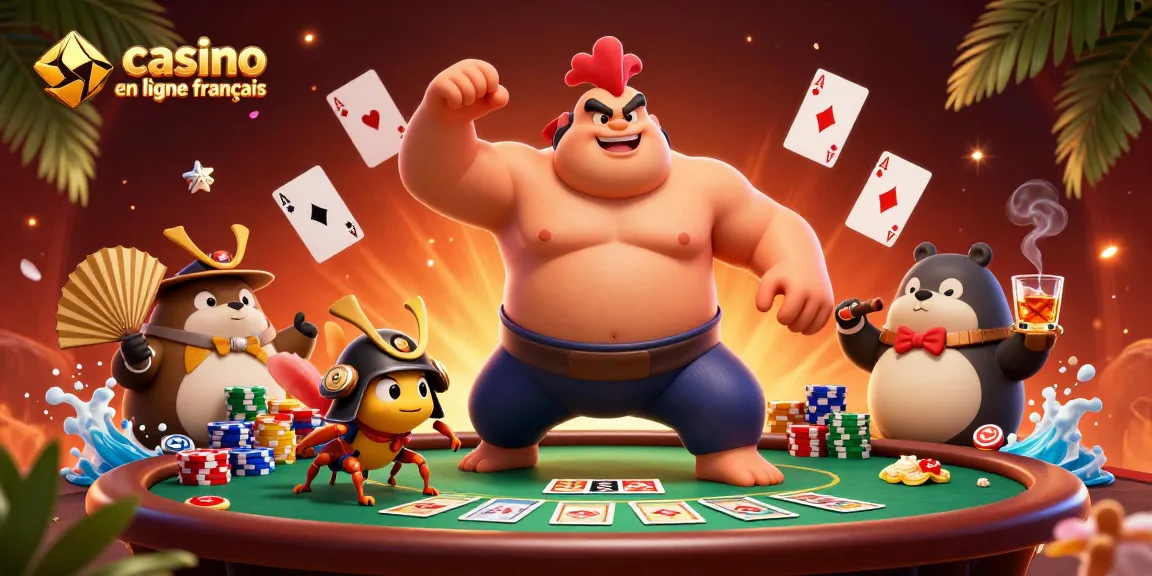 Accédez à des jeux variés sur le casino en ligne français avec une ambiance dynamique de poker.