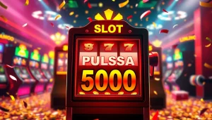 Menangkan slot pulsa 5000 dengan mesin slot yang berkilau dan atmosfer kasino yang meriah.