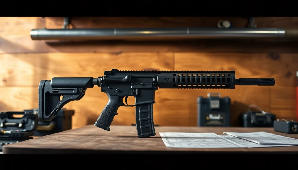 Find where to buy wot trigger highlighted against an industrial backdrop showcasing craftsmanship.