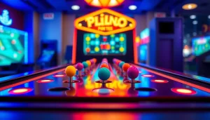 Rasakan keseruan demo plinko saat bola menjatuhkan diri melalui paku berwarna-warni.