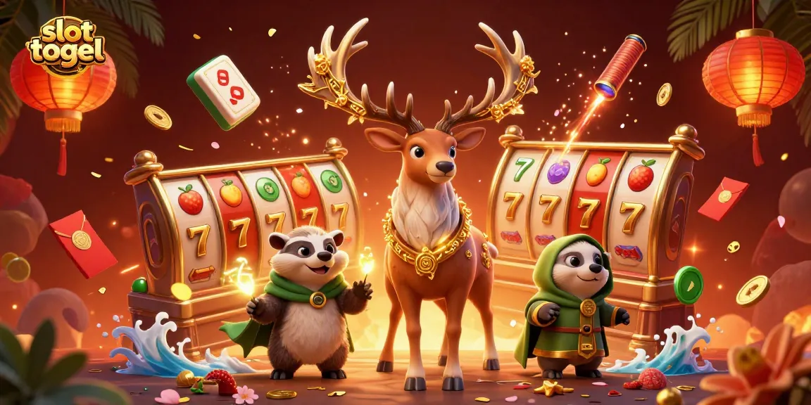 Experience winning thrills with slot togel resmi, showcasing dynamic game elements and vibrant characters.