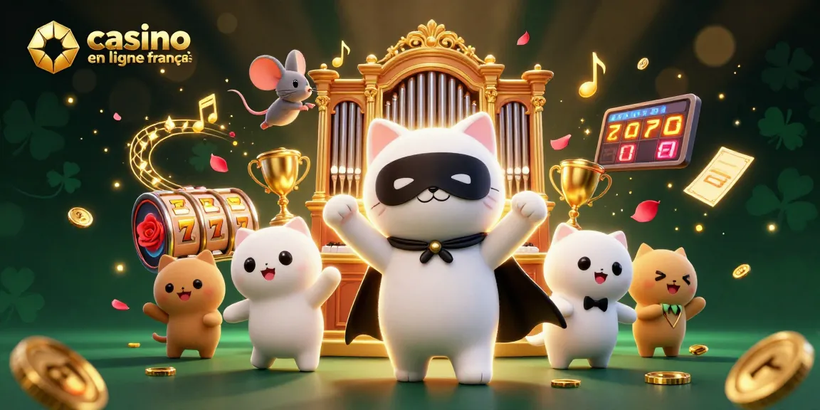 Profitez de jeux captivants sur le casino en ligne français avec des personnages stylisés et des éléments dynamiques.