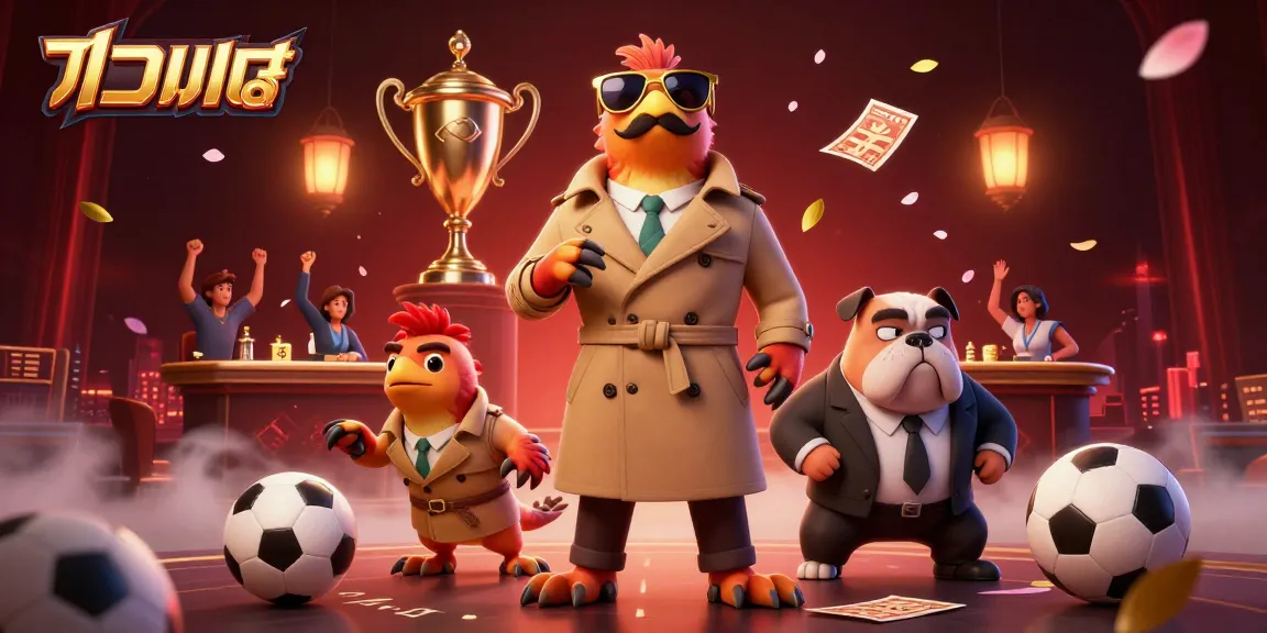 Experience แทงบอล excitement with raptors in a casino, winning trophies and betting slips!