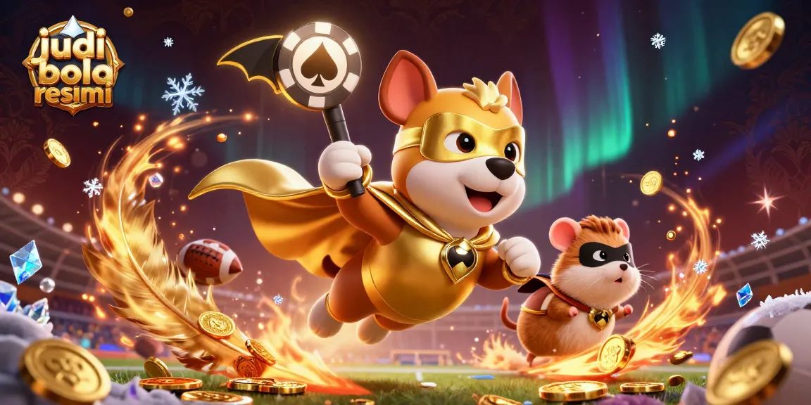 Experience the thrill of judi bola resmi with a superhero dog and his sidekick in an exhilarating scene