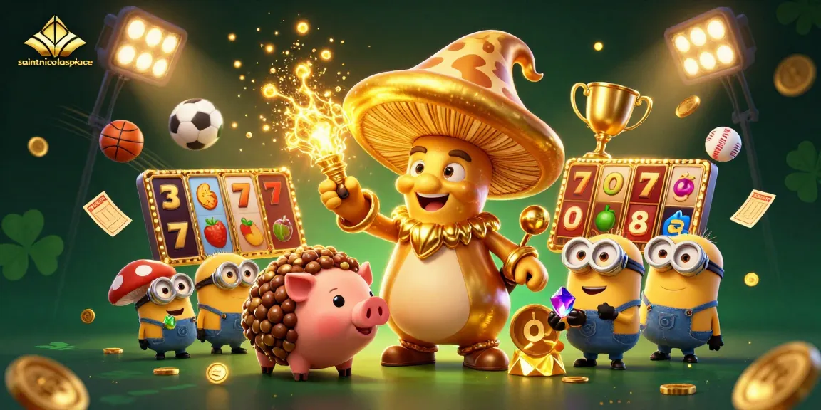 Play games at saintnicolasplace with golden mushroom wizard and dynamic jackpot slots.